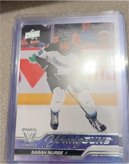 2023 Upper Deck PWHL Young Guns #W-10 Sarah Nurse — front