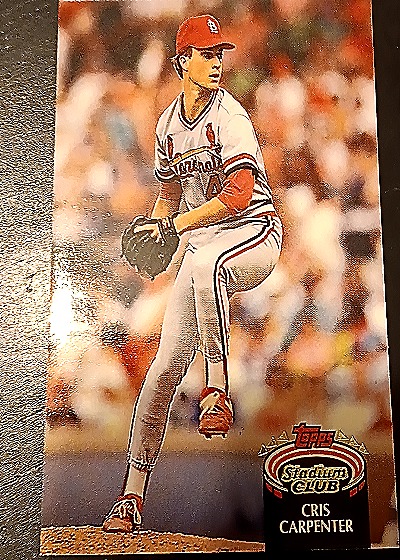 1992 Topps Stadium Club #429 Cris Carpenter — front