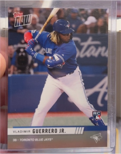2019 Topps Now #Vladimir Guerrero Jr. Rookie Card — front