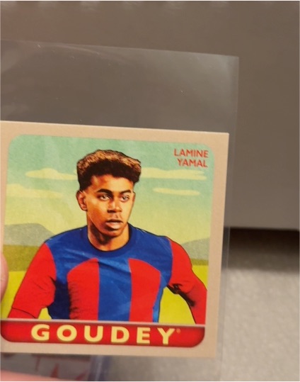 2025 Upper Deck Goodwin Champions Goudey #G-15 Lamine Yamal — front