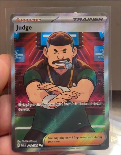 2024 Pokémon Scarlet & Violet: Paldean Fates #228/091 Judge — front
