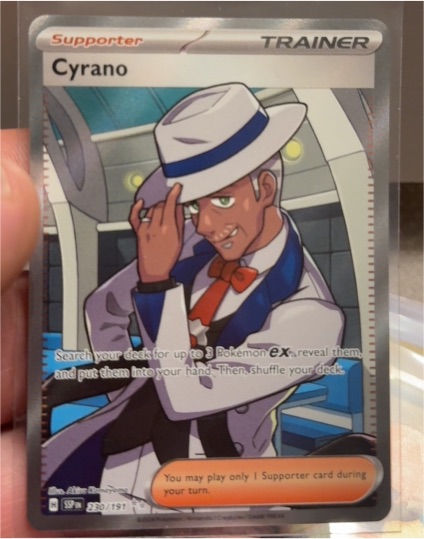 2024 Pokémon SV08: Surging Sparks #230 Cyrano — front