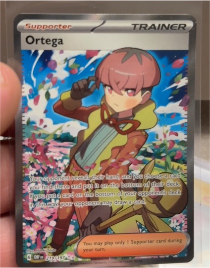 2023 Pokémon Scarlet & Violet Obsidian Flames #219 Ortega — front