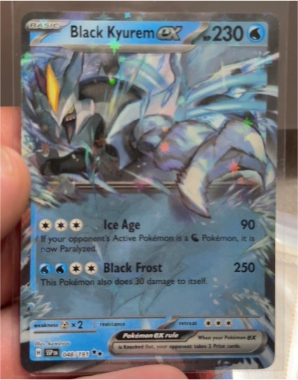 2024 Pokemon Surging Sparks #048 Black Kyurem ex — front