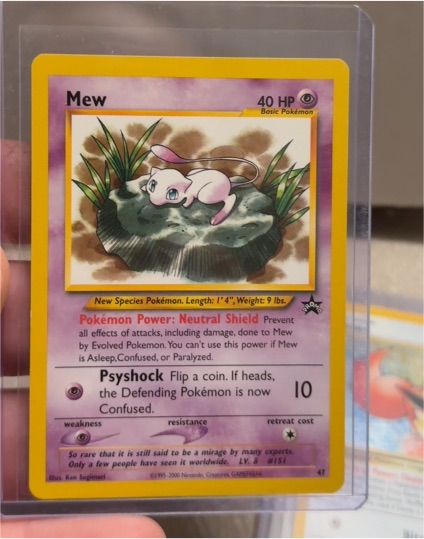 2000 Pokemon Base Set 2 #47 Mew — front