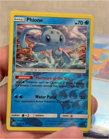 2018 Pokémon Dragon Majesty #30 Phione — front