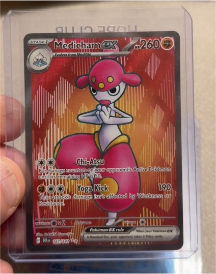 2024 Pokémon Stellar Crown #161 Medicham EX — front