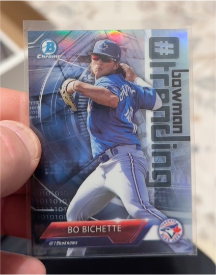 2018 Bowman Chrome #Bowman Trending #BB Bo Bichette — front