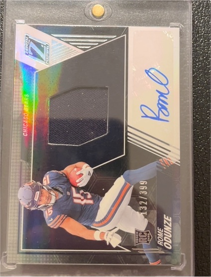 2024 Panini Zenith #207 Rome Odunze Rookie Patch Autographs — front