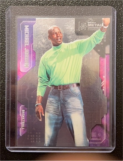 2024 Upper Deck Skybox Metal Universe Champions #1 Michael Jordan — front