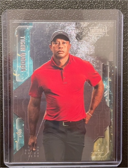 2024 Skybox Metal Universe Champions #2 Tiger Woods — front