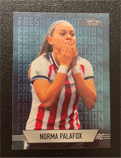 2024 SkyBox Metal Universe Champions #FF-40 Norma Palafox — front