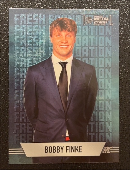 2024 SkyBox Metal Universe Champions #FF-24 Bobby Finke Fresh Foundation — front