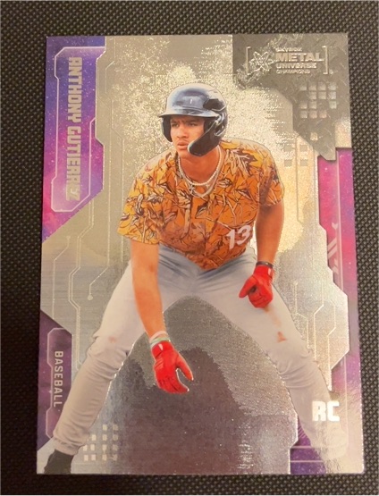2024 Skybox Metal Universe Champions #62 Anthony Gutierrez — front