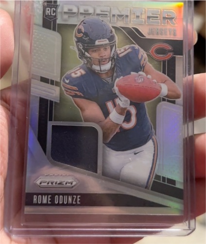 2024 Panini Prizm Premier Jerseys #PJ-ROE Rome Odunze — front