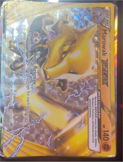 2014 Pokémon XY BREAKthrough #79 Marowak BREAK — front