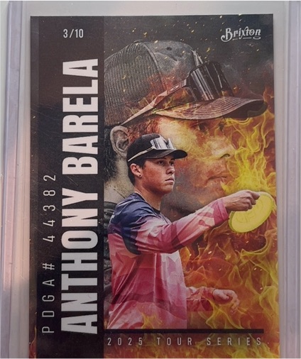 2025 Brixton Parallel Universe Disc Golf #PGAH#44382 Anthony Barela — front