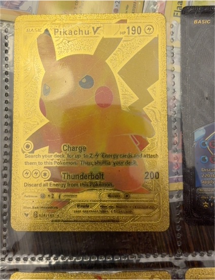 2020 Pokémon Pikachu V #170 — front