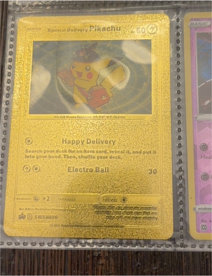 2021 Pokémon SWSH074 Special Delivery Pikachu — front