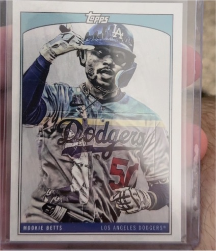 2022 Topps x Lauren Taylor #8 Mookie Betts — front