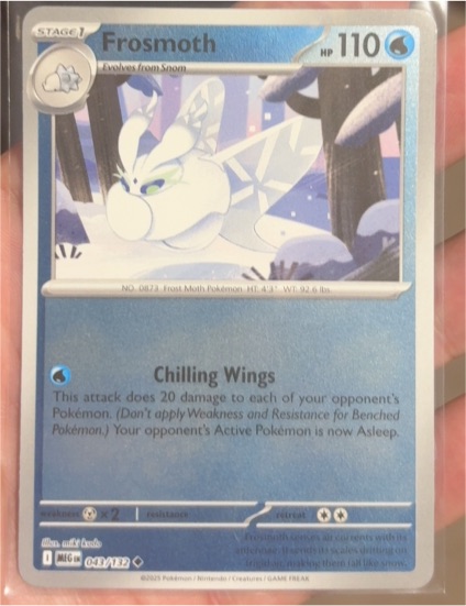 2025 Mega Evolution #043 Frosmoth — front