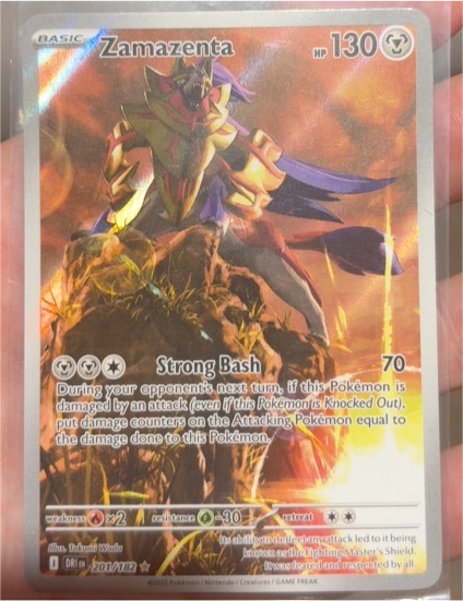 2025 Pokémon SV10: Destined Rivals #201 Zamazenta — front