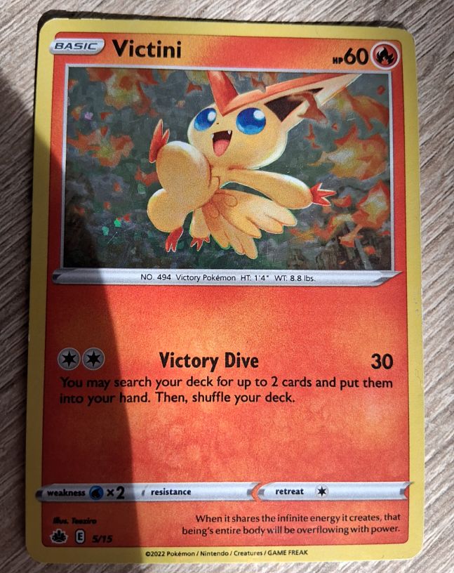 2022 Pokémon McDonald's Promo #5 Victini — front