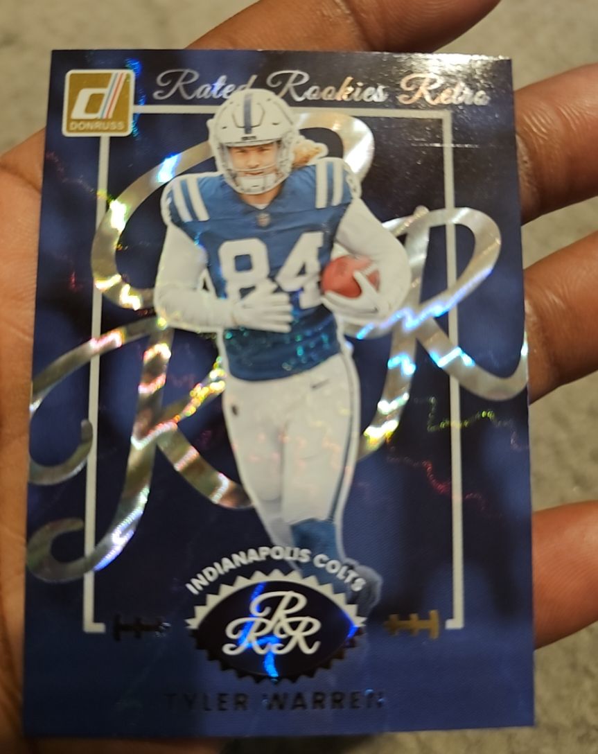 2025 Donruss Rated Rookies Retro #9 Tyler Warren — front