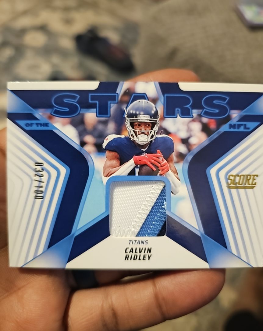 2025 Panini Score #SNJ-CRY Calvin Ridley — front