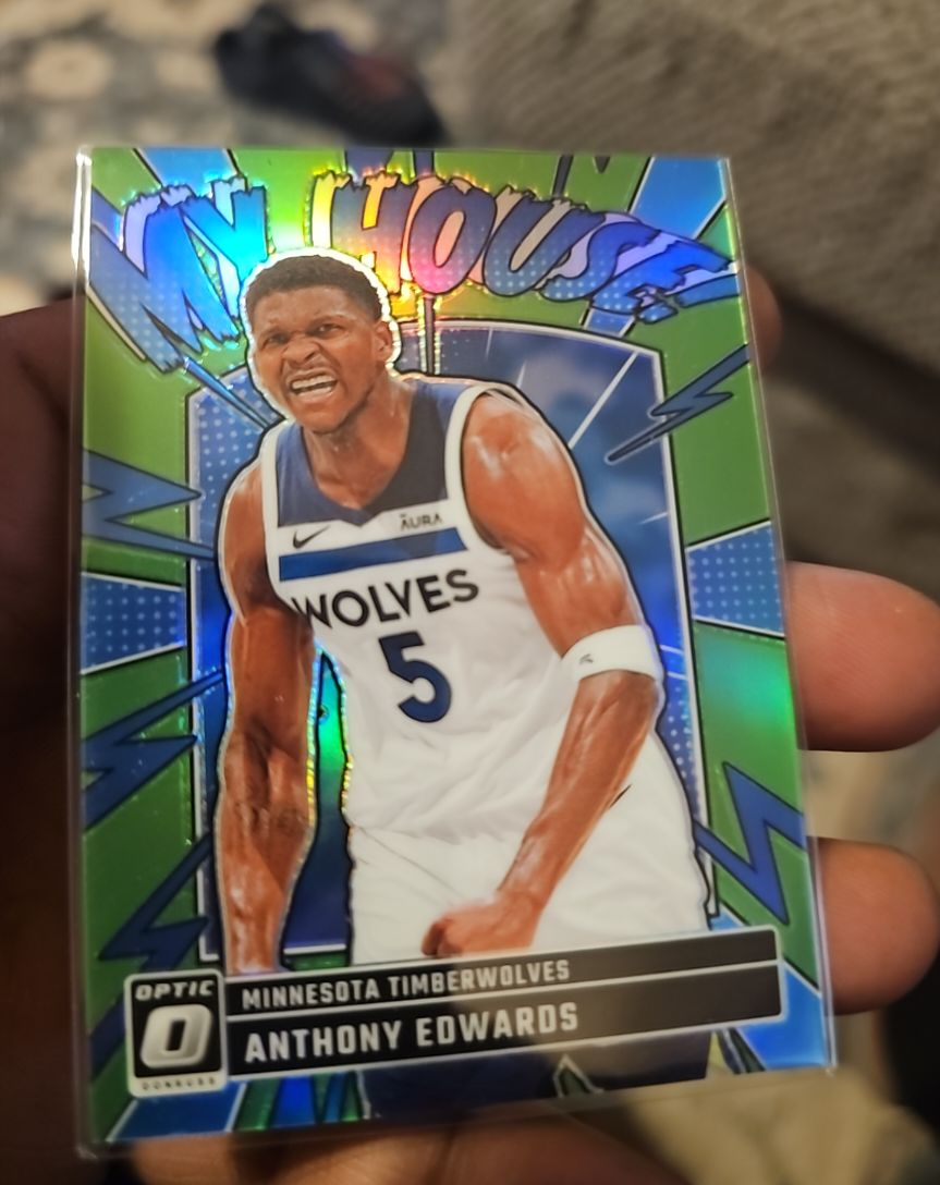 2024-25 Panini Donruss Optic #2 Anthony Edwards My House — front
