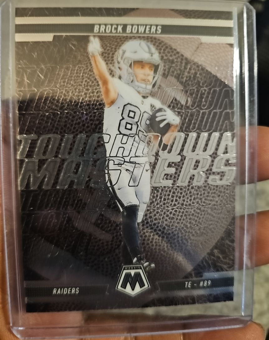 2025 Panini Mosaic Touchdown Masters Brock Bowers — front