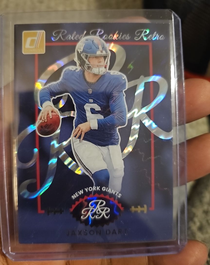 2025 Donruss Rated Rookies Retro #1 Jaxson Dart — front
