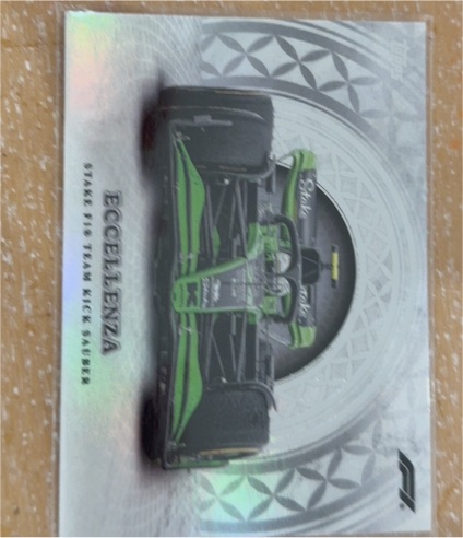 2024 Topps Eccellenza Formula 1 Macchina Da Corsa Stake Kick Sauber — front
