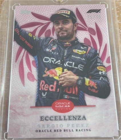 2024 Topps Eccellenza Sergio Perez Oracle Red Bull Racing — front