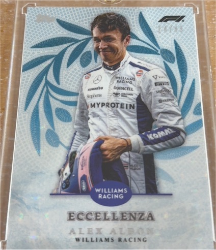 2024 Topps Eccellenza Formula 1 Alex Albon Williams Racing — front