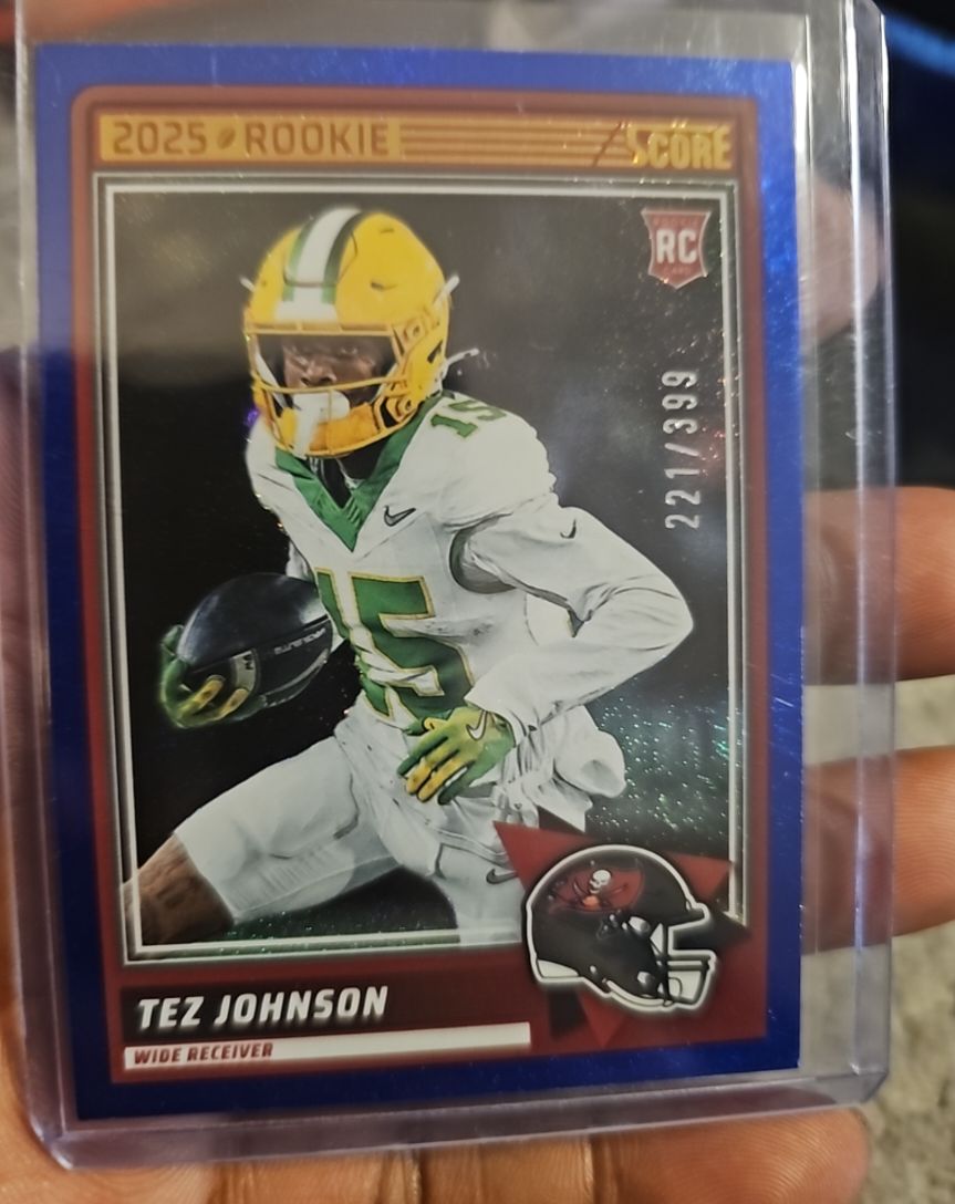 2025 Panini Score #34 Tez Johnson — front