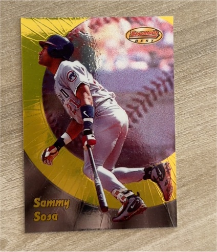1998 Bowman's Best #87 Sammy Sosa — front