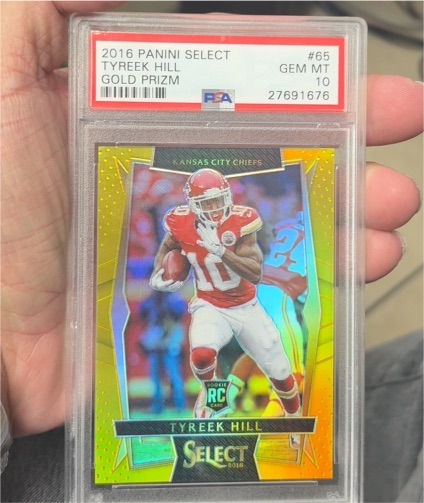 2016 Panini Select #65 Tyreek Hill — front
