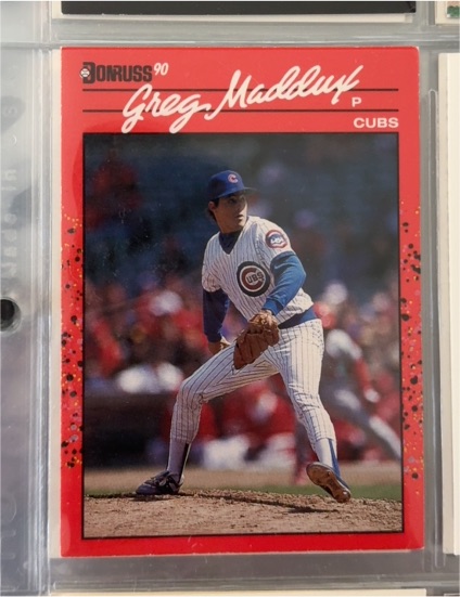 1990 Donruss #158 Greg Maddux — front