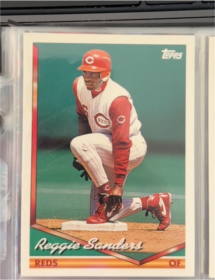 1993 Topps #557 Reggie Sanders — front