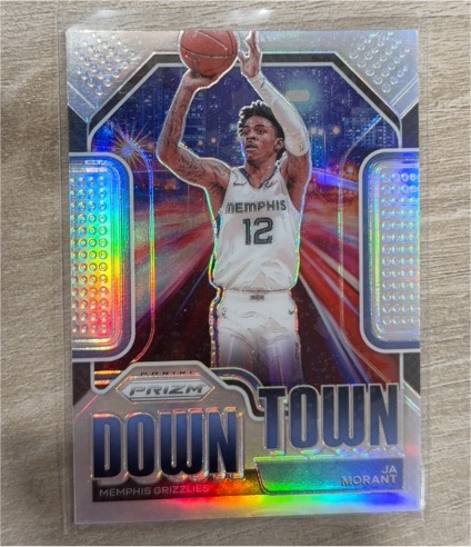 2020-21 Panini Prizm Downtown Bound #21 Ja Morant — front
