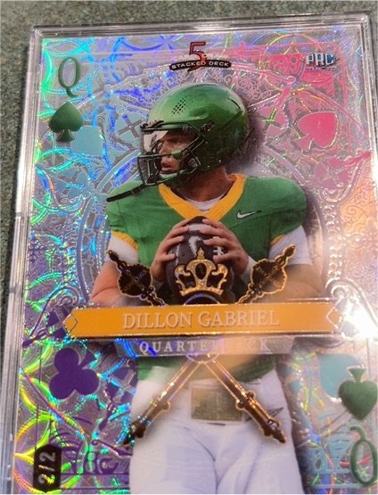 2024 Wild Card 5 Card Draw Stacked Deck #5 Dillon Gabriel — front