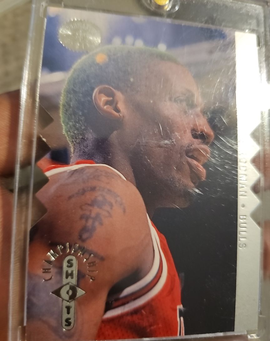 1995-96 SP Championship Shots #S14 Dennis Rodman — front