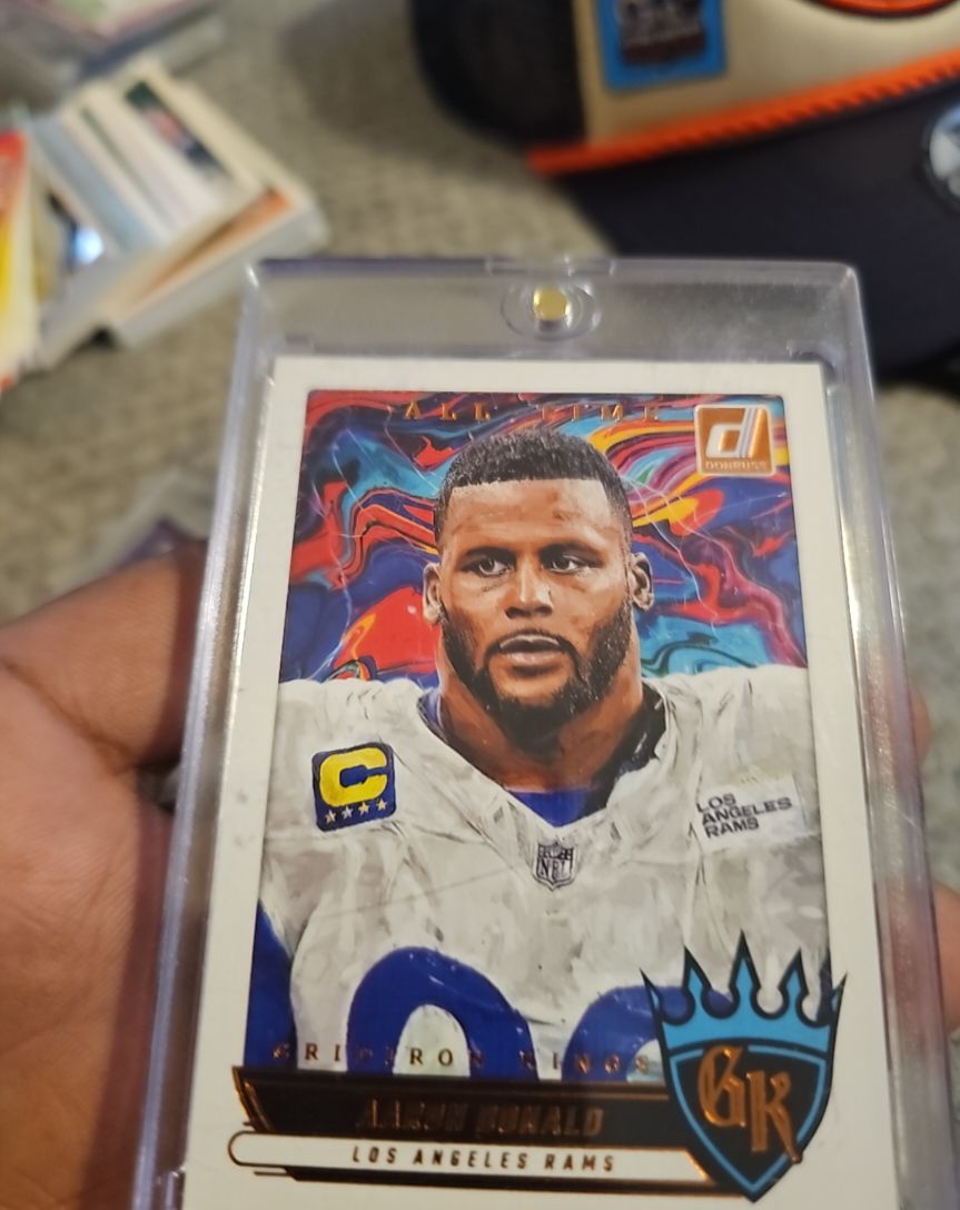 2025 Donruss All-Time Gridiron Kings #ATGK-ADD Aaron Donald — front