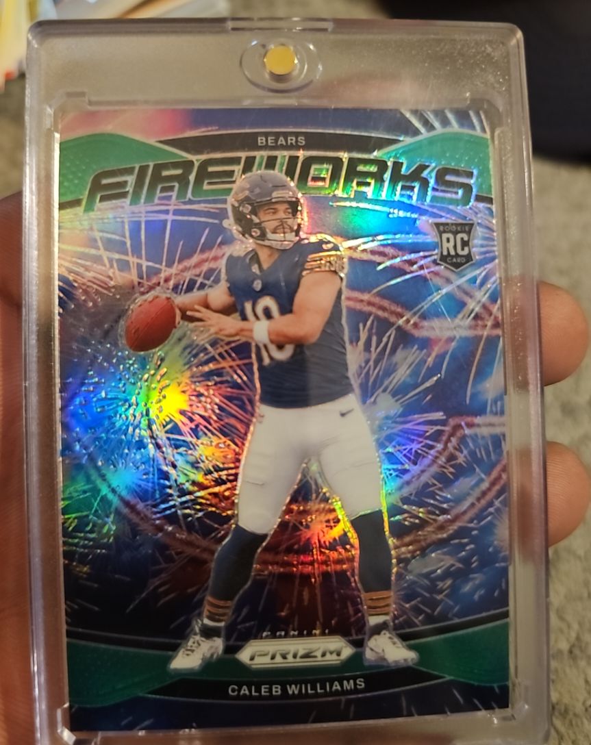 2024 Panini Prizm Fireworks #25 Caleb Williams — front