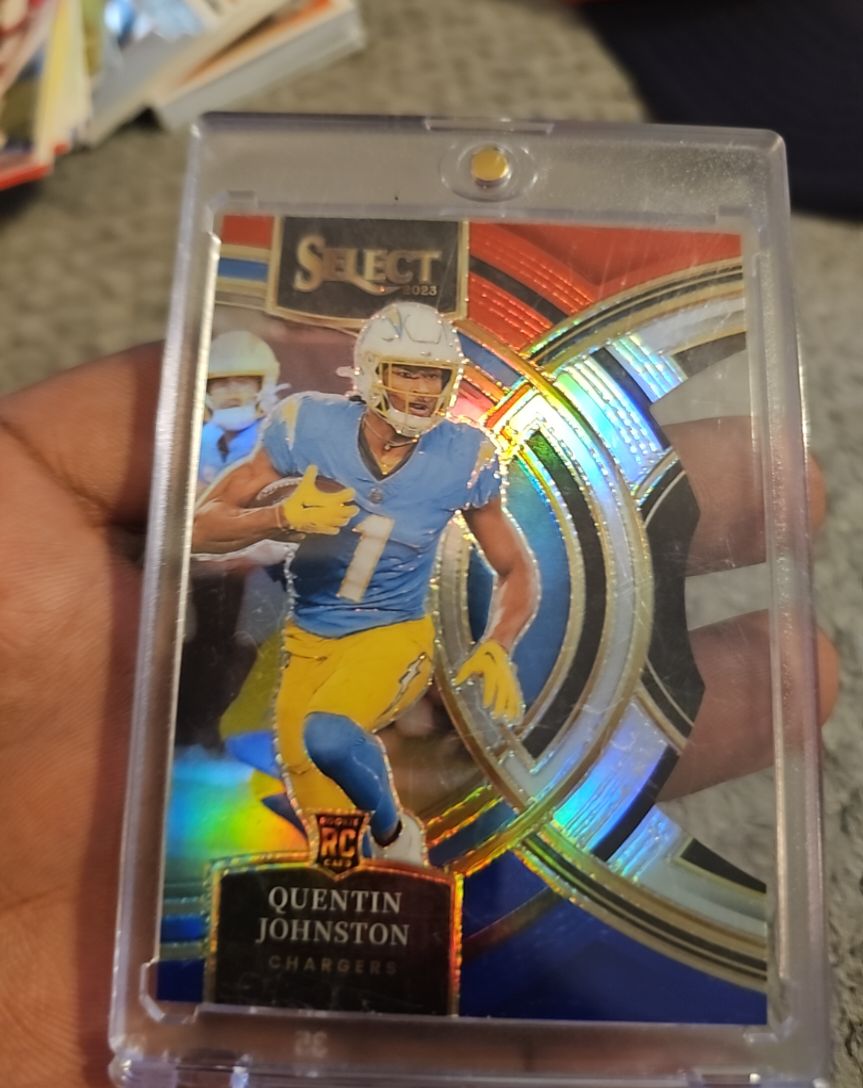 2023 Panini Select Premier Level #196 Quentin Johnston — front