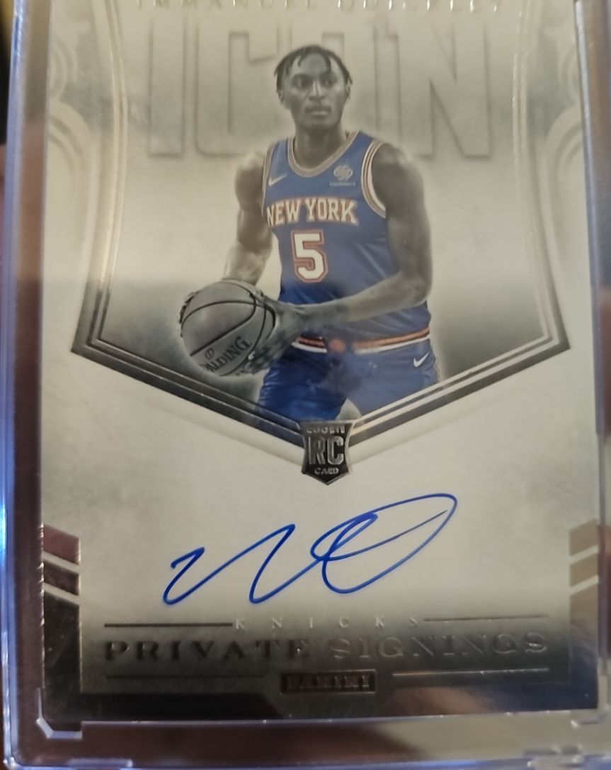 2020-21 Panini Select #85 Immanuel Quickley Rookie Card — front