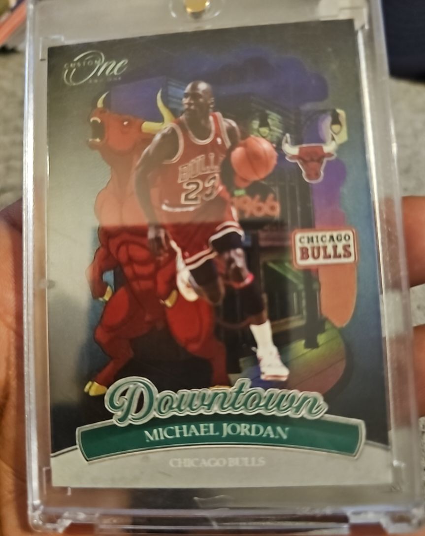 2022 Panini One and One Downtown #12 Michael Jordan — front