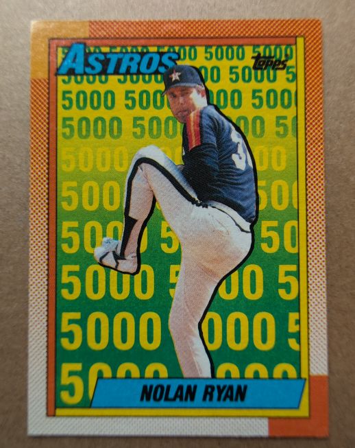 1990 Topps #4 Nolan Ryan — front