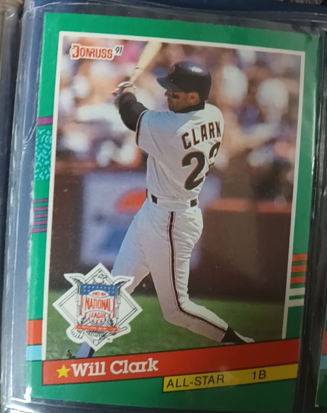 1991 Donruss #441 Will Clark — front